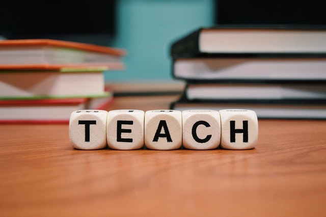 a picture of the word teach