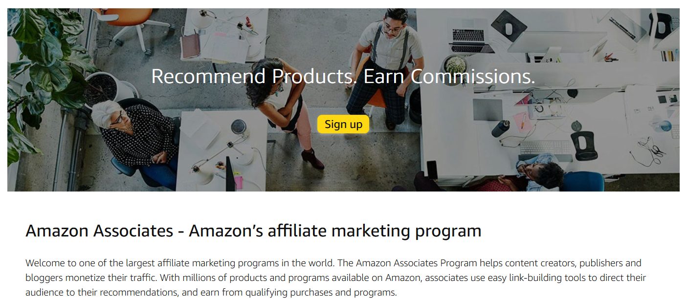 amazon affiliate program