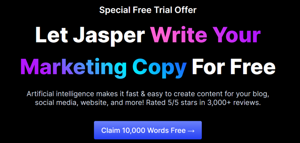 Jasper main page