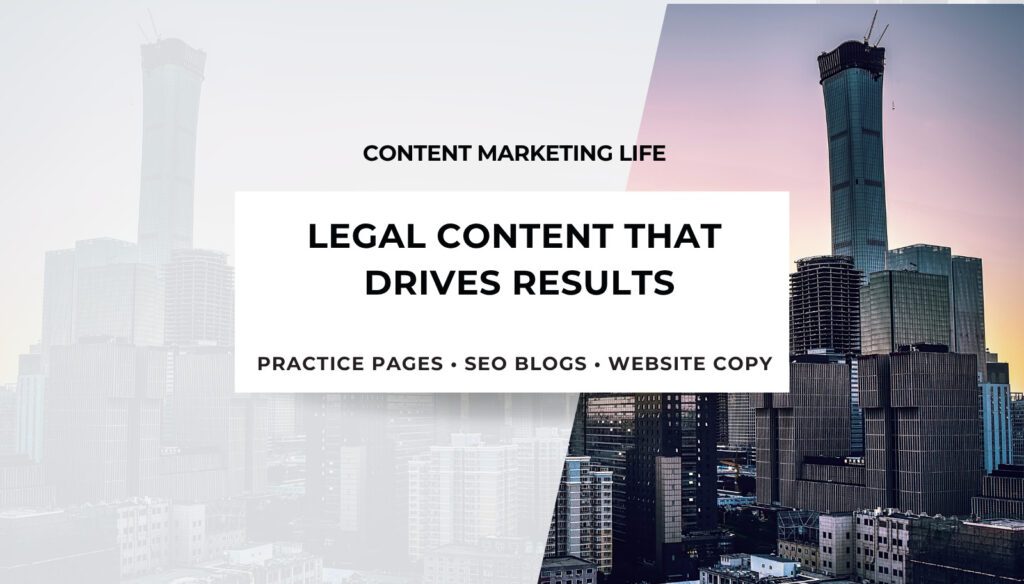content writing services Here are a few solid alt text options—pick based on how SEO-heavy vs natural you want it: ✅ Best balanced (recommended) Legal content writing services banner with headline “Legal Content That Drives Results” and services including practice pages, SEO blogs, and website copy